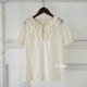 Vcastle Layered Summer Breeze Double Layer Collar Blouse(Pre-Order/4 Colours/Full Payment Without Shipping)